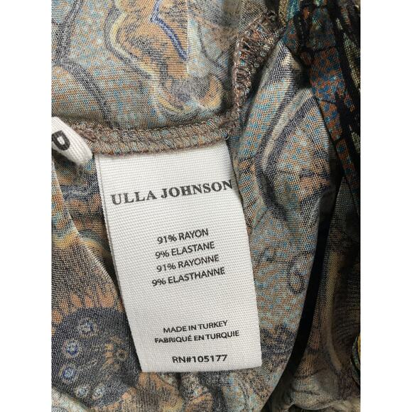 Ulla Johnson 'Aurelia' Brown Rayon Turtleneck Top Size S - Picture 5 of 5